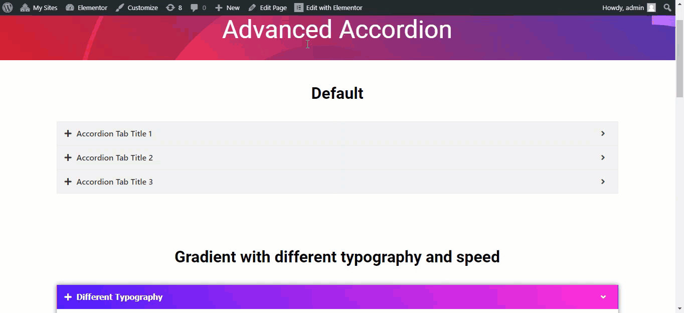 WPElite Advanced Accordion for Elementor