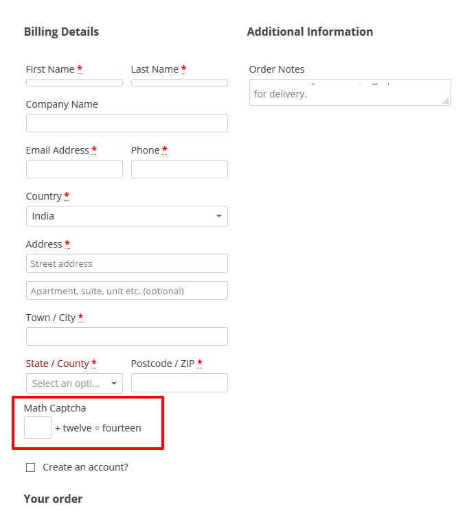 Math Captcha for WooCommerce - 5