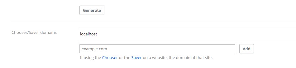 Chooser/Saver domains